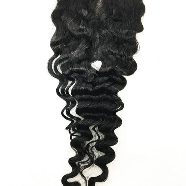 Deep Wave Human Hair Lace Closure 5x5