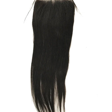 straight wave Human Hair Lace Closure 5x5