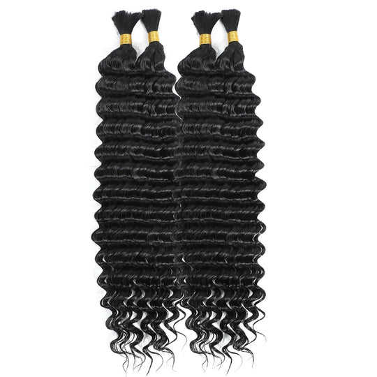 Deep Wave Braiding Hair - 100% virgin human hair - #1