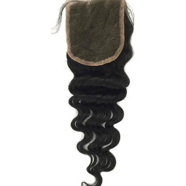 Deep Wave Human Hair Lace Closure 4x4