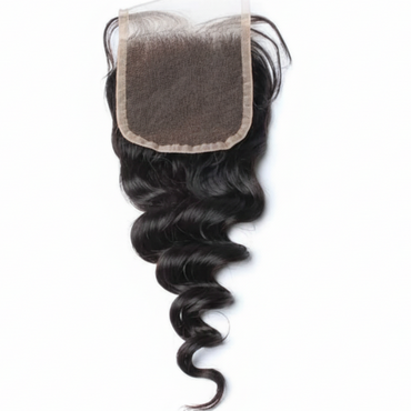 Loose wave Human Hair Lace Closure 5x5
