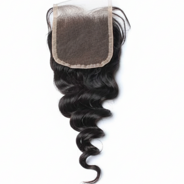 Loose wave Human Hair Lace Closure 5x5